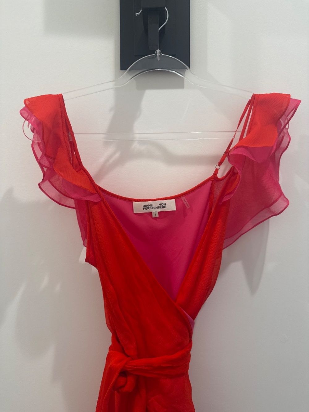 Flawless Silk chiffon wrap top - Picture 5 of 7